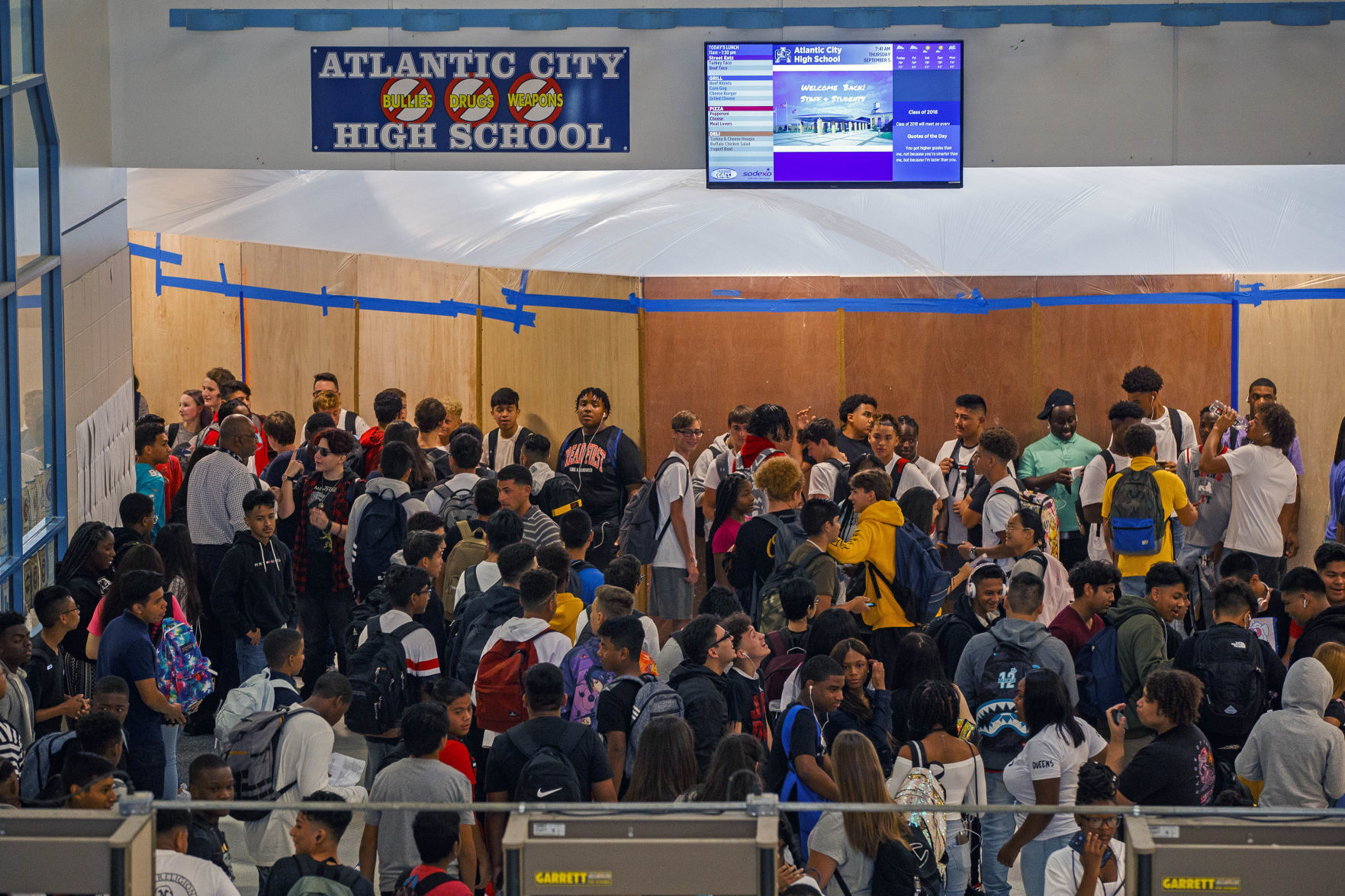 First day of School of Atlantic City High School